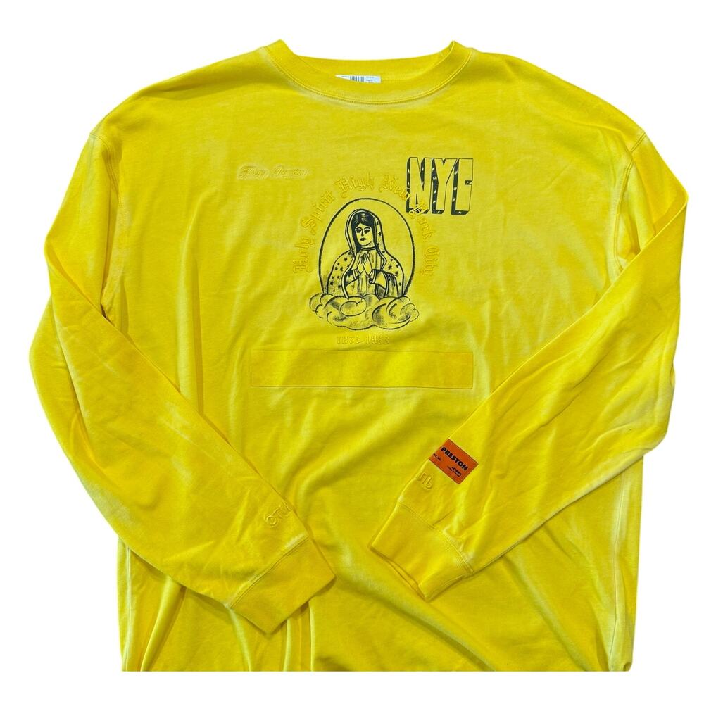 Heron Preston Holy Spirit High New York City Slim Crewneck*NEW*SIZE M